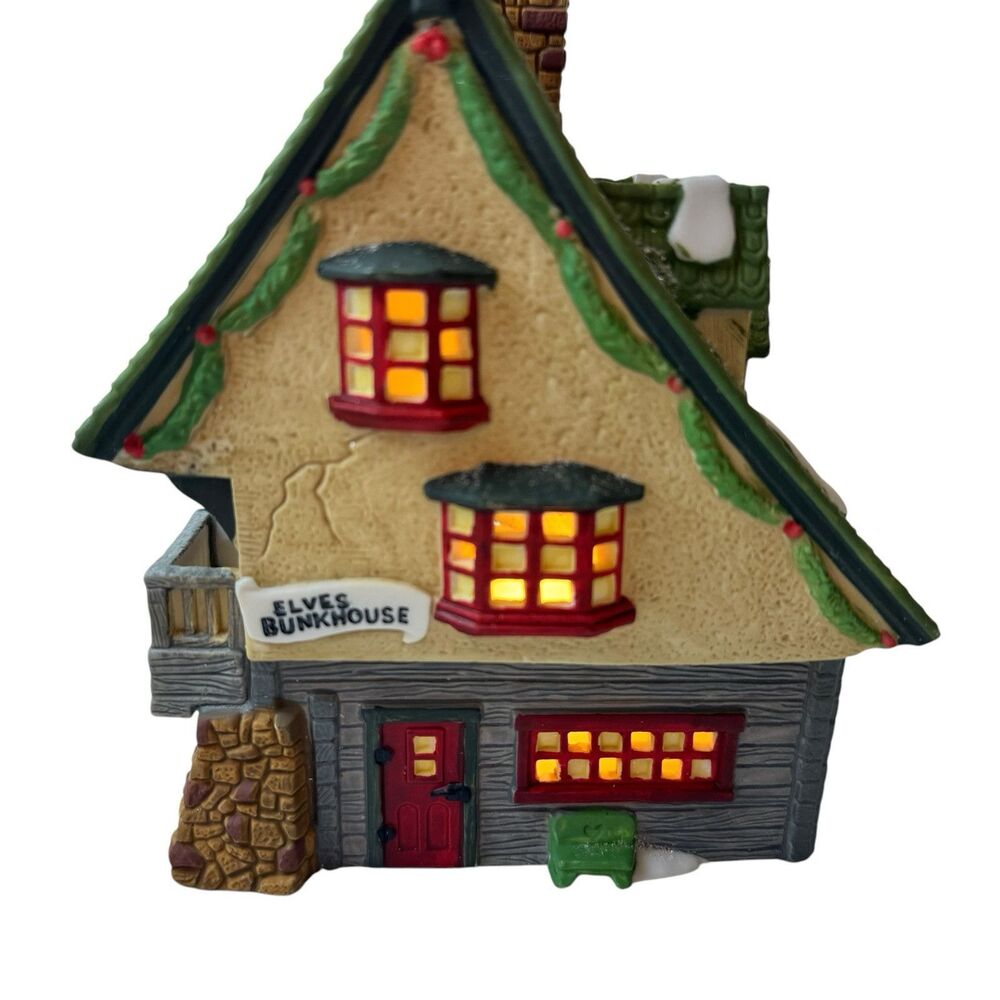 Dept 56‎ Heritage Village North Pole Series "Elf Bunkhouse" 5601-4 Retired NOS